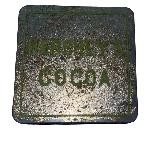 Hershey's Cocoa vintage collectible tin with cherub baby image - Picture 3 of 5